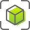 Green cube icon.